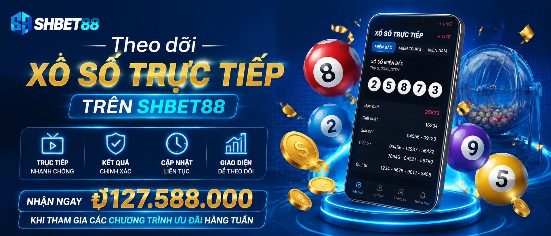 Xổ Số theo khu vực miền Bắc miền Nam miền Trung